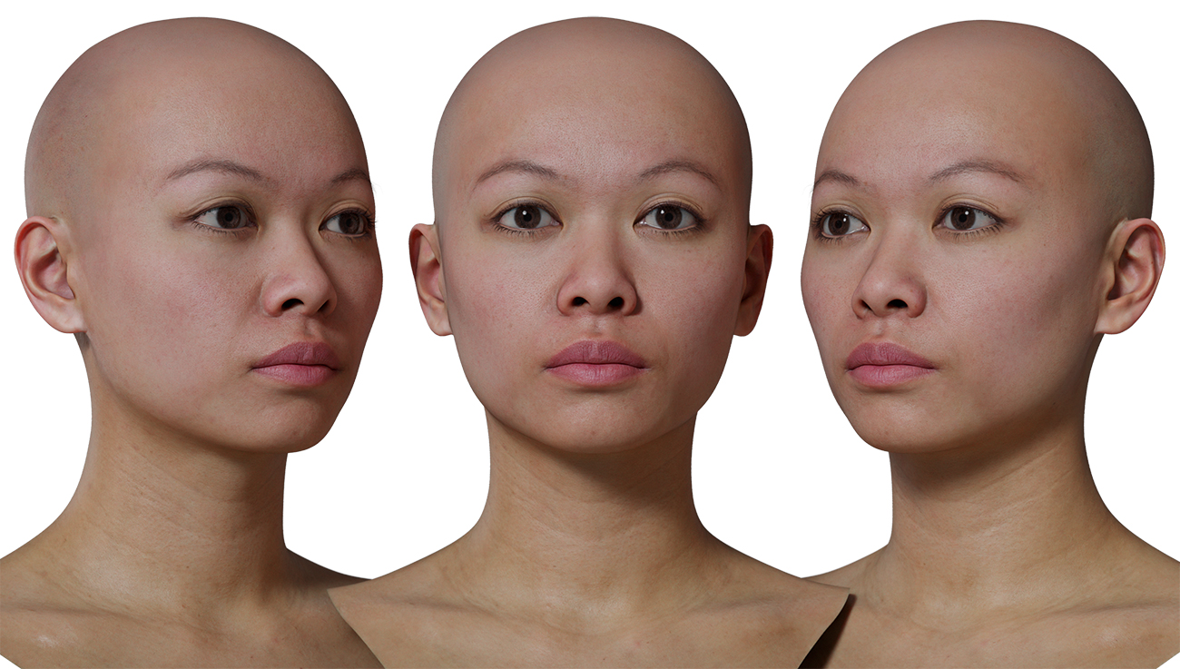 Download realistic 3d head models